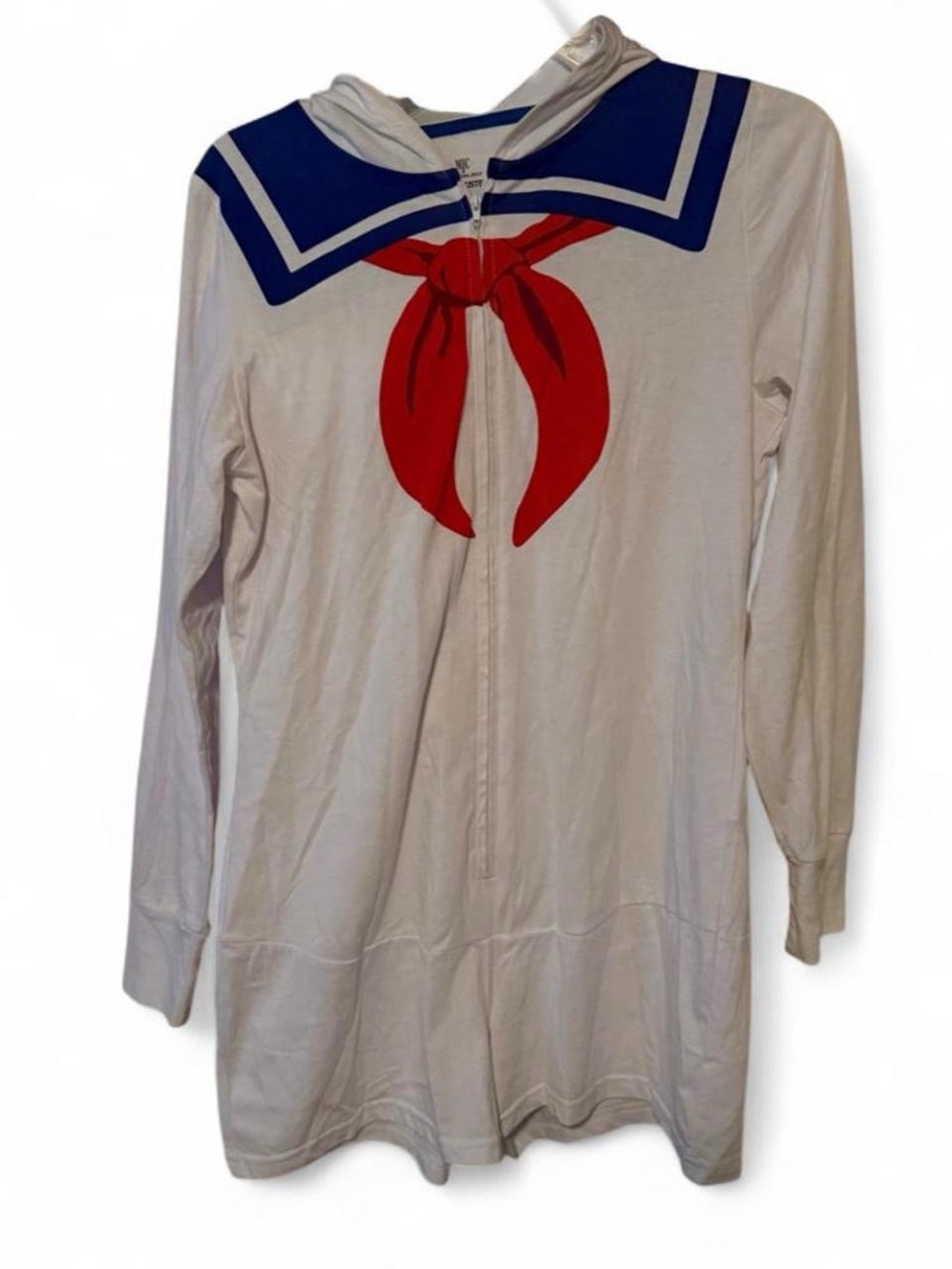 Women’s White Hooded Ghostbusters Costume